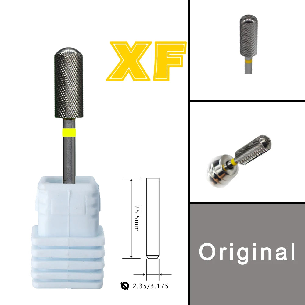Barrel Steel Carbide Manicure Nail drill bits