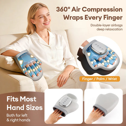 Electric Hand Massager with Airbag Compression