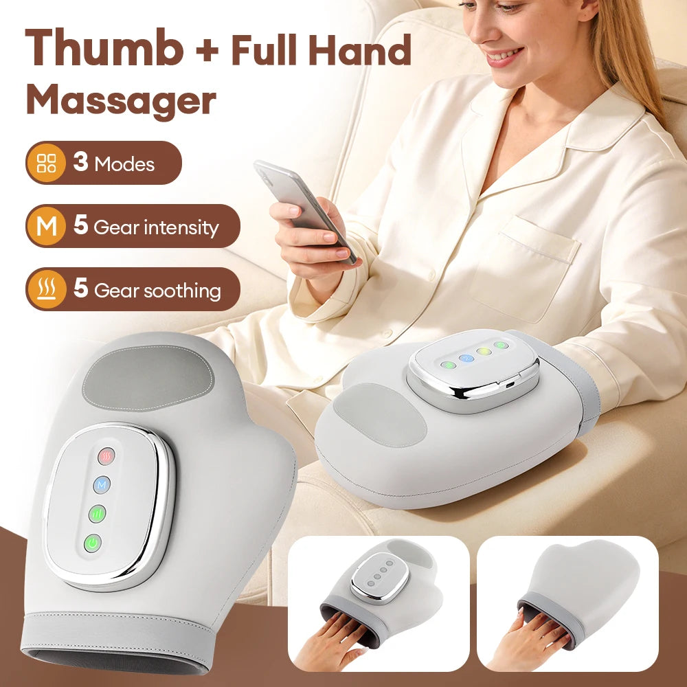 Electric Hand Massager with Airbag Compression