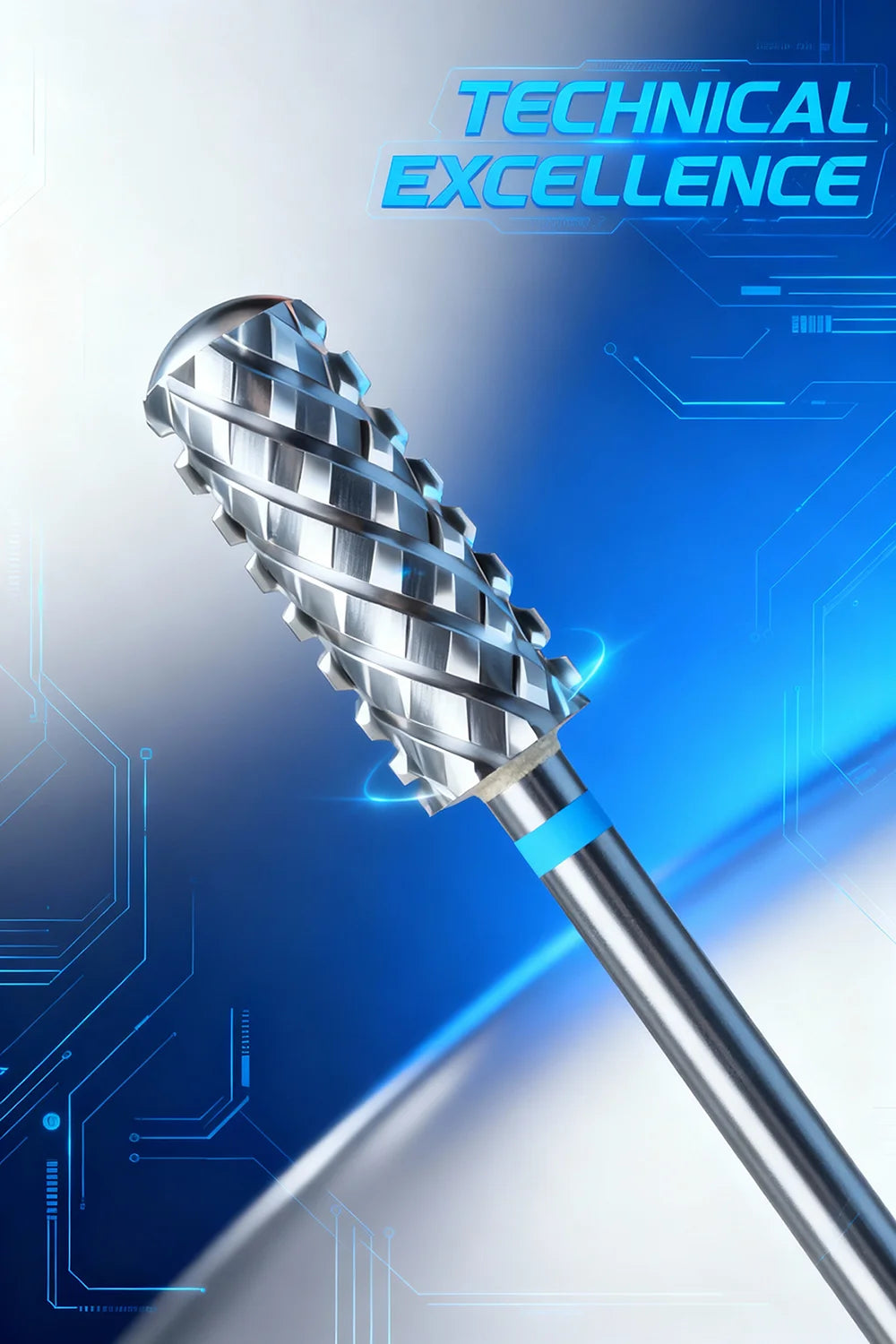 Barrel Steel Carbide Manicure Nail drill bits