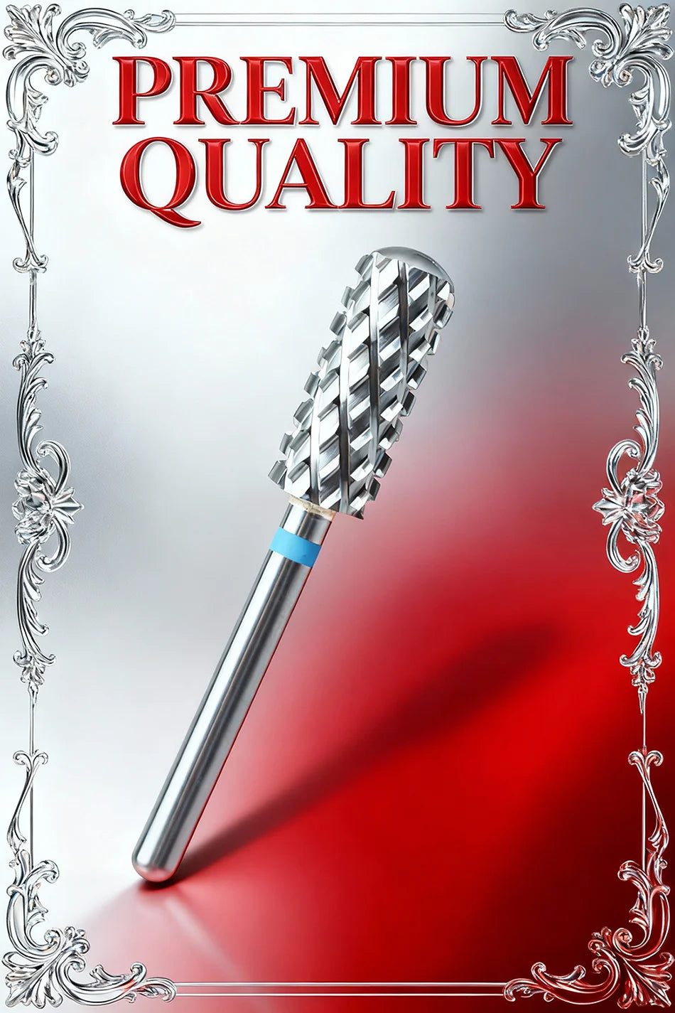 Barrel Steel Carbide Manicure Nail drill bits